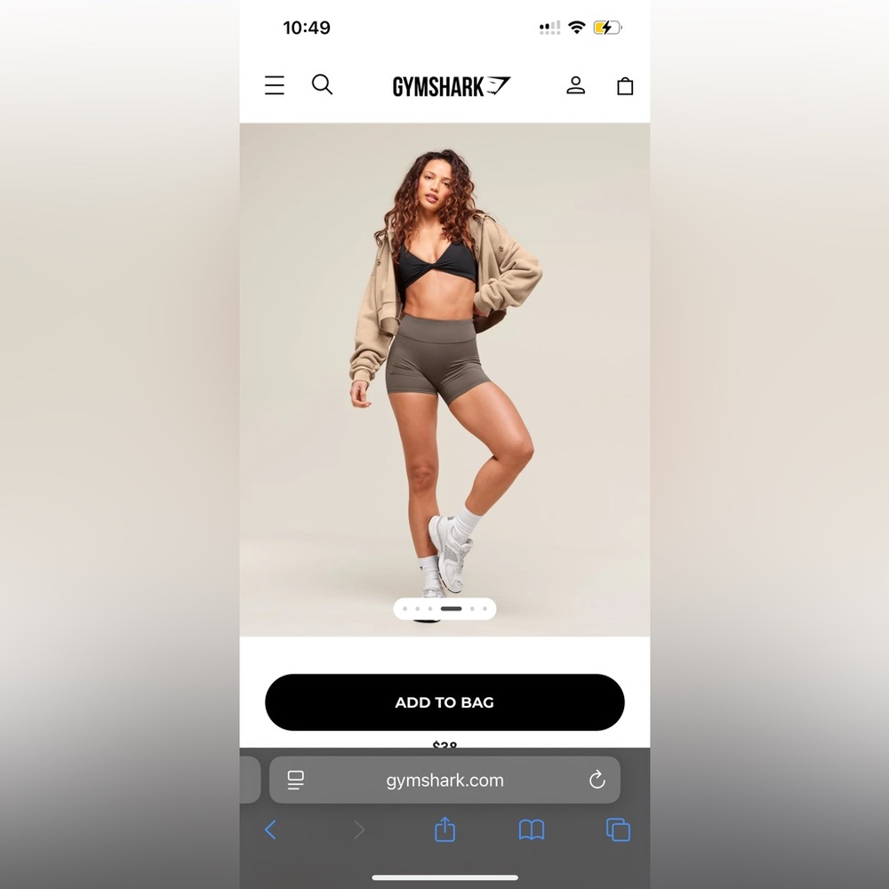 Gymshark twist front bralette
